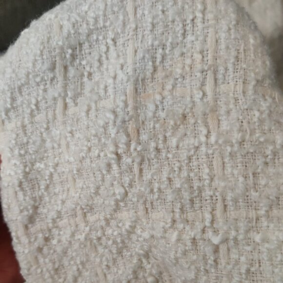 Zara Womens Cotton Tweed Long Sleeve Double Breasted Blazer size XL - Picture 11 of 15